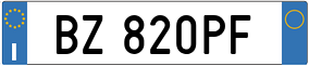 Truck License Plate
